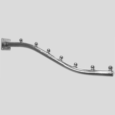 Кронштейн 350 мм, 7 шариков, хром, для крепления к стене 8501А Кронштейн 350 мм, 7 шариков, хром, для крепления к стене 8501А