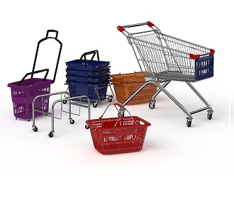 Тележки и корзины