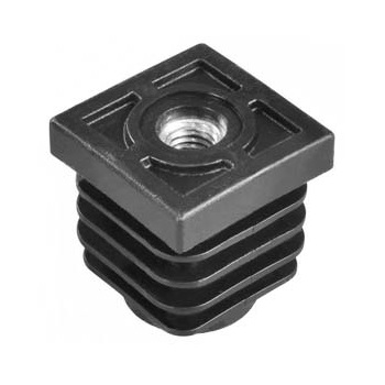 Втулка для квадратной трубы, черная TPQ03-3M8(черн) Втулка для квадратной трубы, черная TPQ03-3M8(черн)