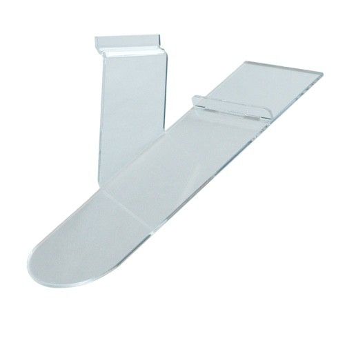 Полка из оргстекла для обуви наклонная, левая (опора каблук) OL-508L Полка из оргстекла для обуви наклонная, левая (опора каблук) OL-508L