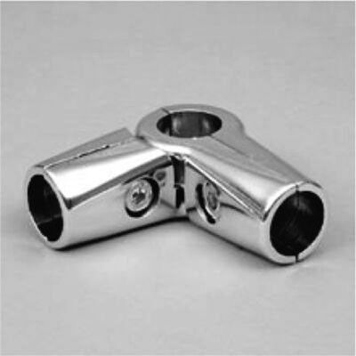 Зажим поворотный усиленный для труб в 4-х направлениях, хром UNO-22 Зажим поворотный усиленный для труб в 4-х направлениях, хром UNO-22