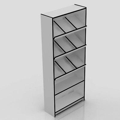 Стеллаж (2000х850х300мм) СТ-12(бук) Стеллаж (2000х850х300мм) СТ-12(бук)