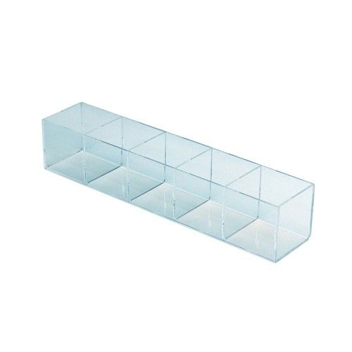 Короб из оргстекла с пятью ячейками OL-681/5 Короб из оргстекла с пятью ячейками OL-681/5