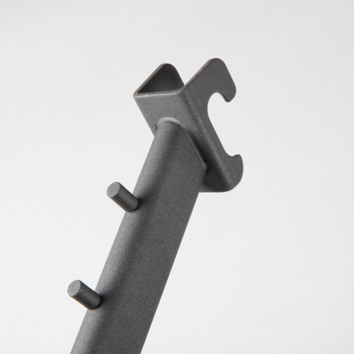 Кронштейн для овальной трубы наклонный U7299N(черн) фото 2