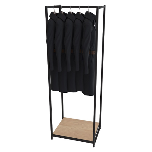 Стеллаж для магазина с полкой цвета дуб сонома A1760-02(ч/дс)