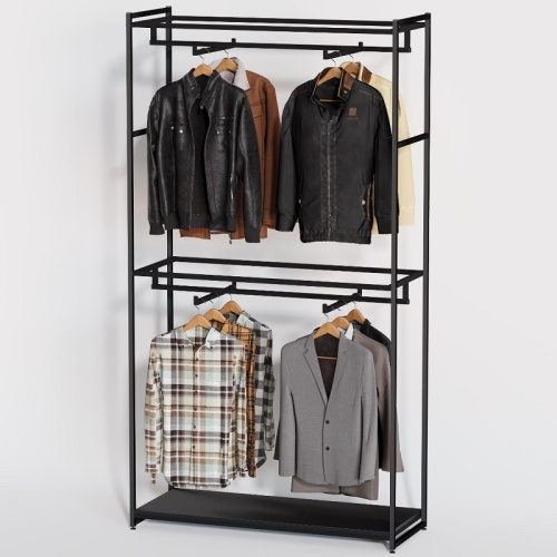 Стеллаж напольный с черной полкой ЛДСП A22120-03(ч/ч) Стеллаж напольный с черной полкой ЛДСП A22120-03(ч/ч)