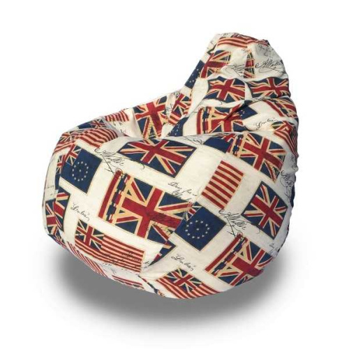 Кресло - мешок Груша жаккард Флаг