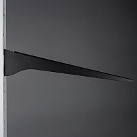 Полкодержатель с регулировкой угла наклона правый Длина: 380 мм Цвет: черный муар