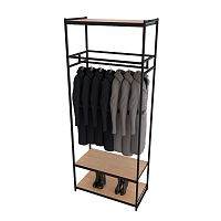 Стеллаж для магазина с полкой цвета дуб сонома A2290-13(ч/дс)