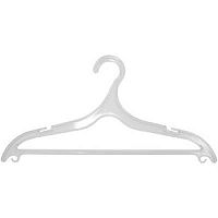 Вешалка-плечики для одежды, цвет белый В-108(бел)