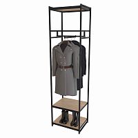 Стеллаж для магазина с полкой цвета дуб сонома A2260-12(ч/дс)