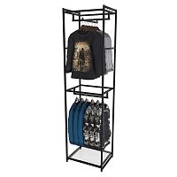 Стеллаж для магазина с полкой из стекла AС2260-05(черн)