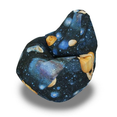 Кресло - мешок Груша жаккард Космос