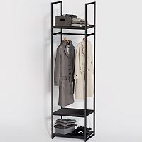 Стеллаж для магазина с черной полкой A2260-14(ч/ч)