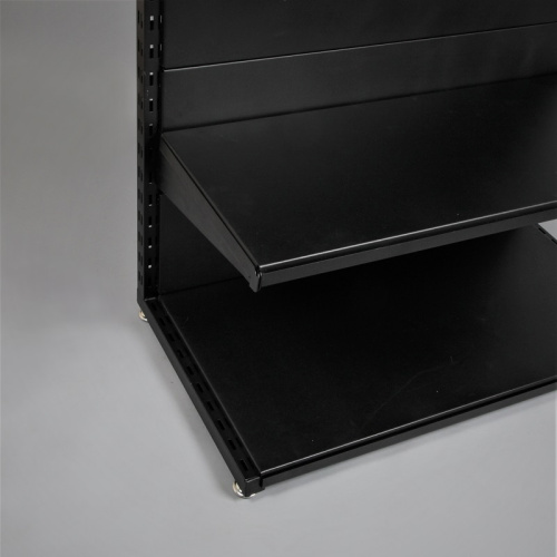 Стеллаж металлический для магазина TPU-14(черн) фото 3