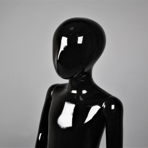 Манекен детский абстрактный в полный рост BAM-1(черн гл) фото 2