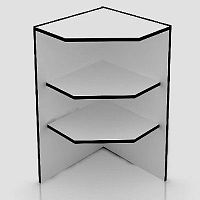 Прилавок 900х500х500мм ПР-33(бел)