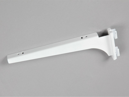 Полкодержатель с двойным зацепом правый 2253DX-250(бел) Полкодержатель с двойным зацепом правый 2253DX-250(бел)