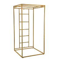 Примерочная с рамой для зеркала, золото П-107-Л(зол)