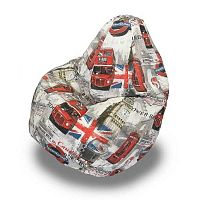 Кресло - мешок Груша жаккард Лондон Бус