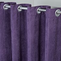 Штора для примерочной с люверсами Н-1К-т.фиол