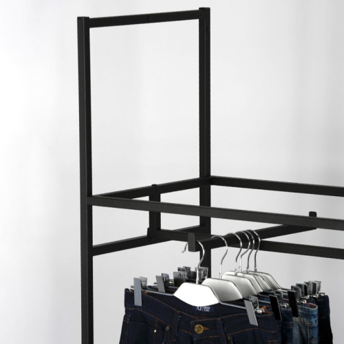 Стеллаж для магазина с полкой цвета дуб сонома A22120-06(ч/дс) фото 5