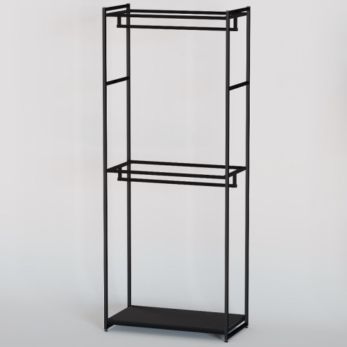 Стеллаж для магазина с черной полкой A2290-04(ч/ч) фото 2