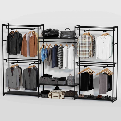 Стеллаж для магазина с черной полкой K2211(ч/ч) Стеллаж для магазина с черной полкой K2211(ч/ч)