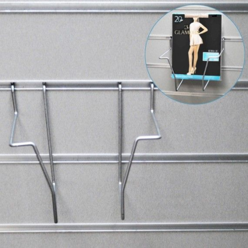 Подставка под колготки для торговой панели для магазина (цинк) ЕК360П