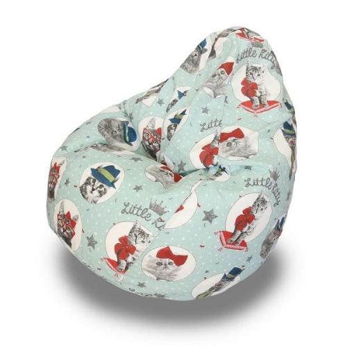 Кресло - мешок Груша жаккард Литл Китти