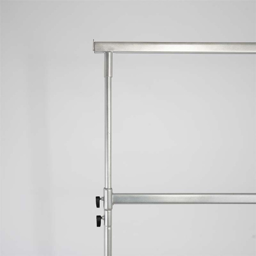 Вешало двухъярусное для одежды, регулируемое СТ-021-Л(сер) фото 2