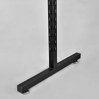 Стойка перф., опора двусторонняя приварная Высота: 1800 мм Цвет: черный муар