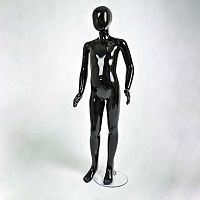 Манекен детский в полный рост, абстрактный BAM-2(черн гл)