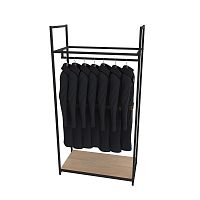 Стеллаж для магазина с полкой цвета дуб сонома A1790-03(ч/дс)