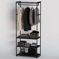 Стеллаж для магазина с черной полкой A2290-11(ч/ч)