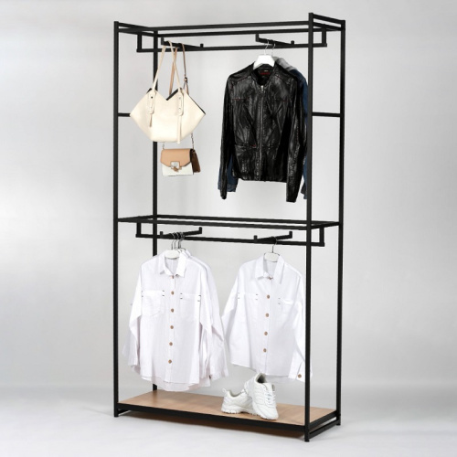 Стеллаж для магазина с полкой цвета дуб сонома A22120-03(ч/дс) фото 5 Стеллаж для магазина с полкой цвета дуб сонома A22120-03(ч/дс) фото 5