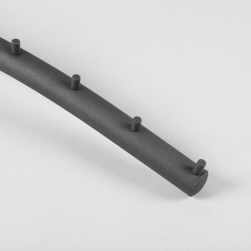 Кронштейн для овальной трубы U-304(черн) фото 3