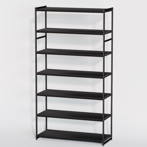 Стеллаж для магазина с черной полкой A22120-21(ч/ч) фото 2