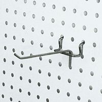 Крючок для перфорированной панели одинарный,L=100мм