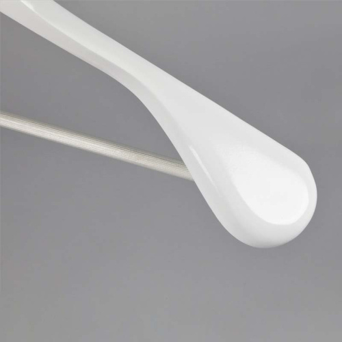 Вешалка-плечики деревянная, с перекладиной C30-5D(бел) фото 2 Вешалка-плечики деревянная, с перекладиной C30-5D(бел) фото 2