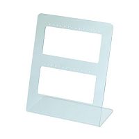 Подставка пластиковая под серьги, настольная, 200х195мм OL-742.1