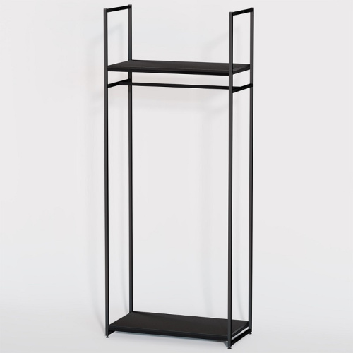 Стеллаж для магазина с черной полкой A2290-02(ч/ч) фото 2