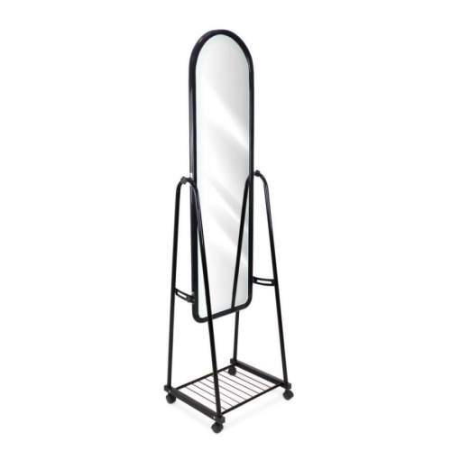 Зеркало для магазина напольное, с полкой A312