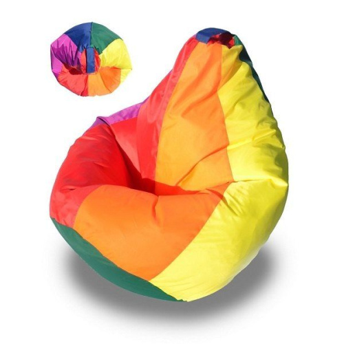 Кресло - мешок Груша оксфорд Радуга