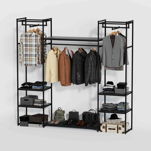 Стеллаж для магазина с черной полкой K2210(ч/ч) Стеллаж для магазина с черной полкой K2210(ч/ч)