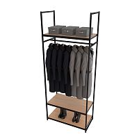 Стеллаж для магазина с полкой цвета дуб сонома A2290-14(ч/дс)