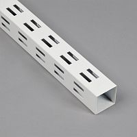 Стойка перфорированная Высота: 1500 мм Профиль: 40х40 мм Цвет: белый