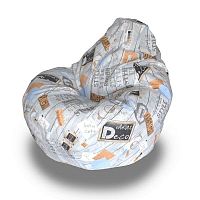 Кресло - мешок Груша жаккард Декора
