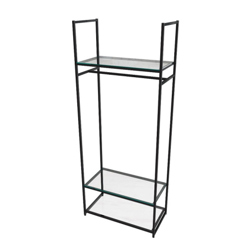 Стеллаж для магазина с полкой из стекла AC2290-14(черн) фото 2