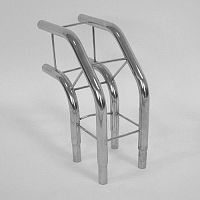 Сгиб для квадратных колонн 350х300 мм, хром TRI-08(TS-8)